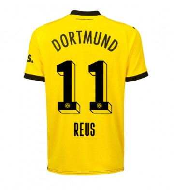 Borussia Dortmund Marco Reus #11 Replika Hjemmebanetrøje 2023-24 Kortærmet